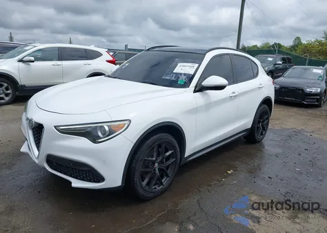 2018 Alfa Romeo Stelvio Ti Sport Awd from USA, damaged, VIN ZASFAKNN1J7B89944